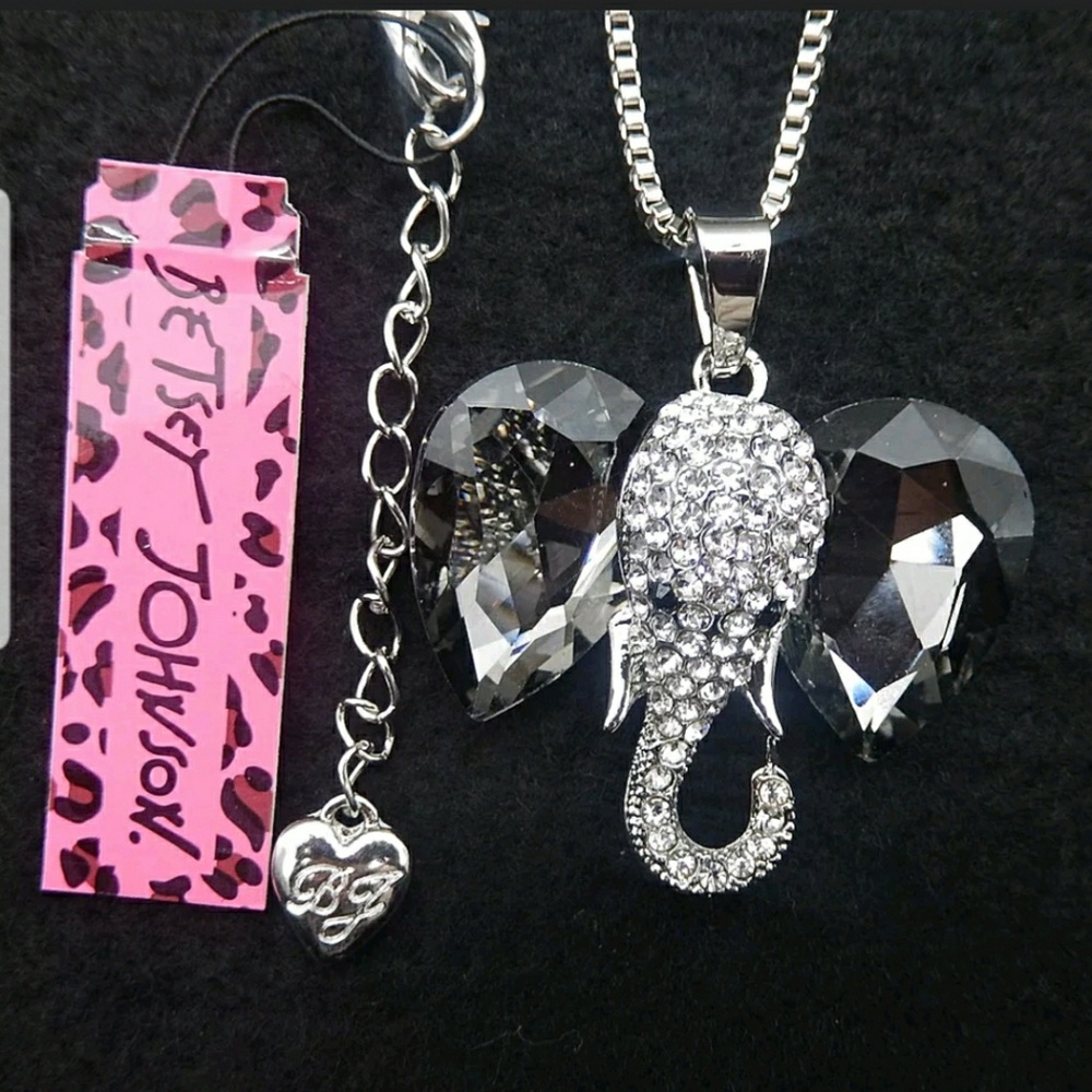 Betsey Johnson Super Rhinestone Necklace